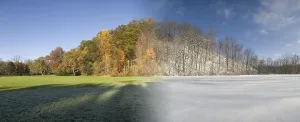 Scenic Countryside Views Drucke: Composite of Fall and Winter