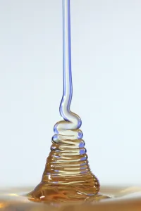 High Speed Photography Drucke: Fluid Coiling Effect