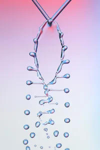 High Speed Photography Drucke: Fluid Fishbone Effect