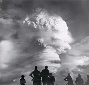 Atomic Bomb Testing Drucke: Nuclear Detonation