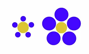 Optical Illusion Drucke: Optical Illusion, Ebbinghaus