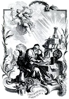 Renaissance Scientist Drucke: Paracelsus, Swiss Polymath