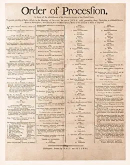 American History Document Drucke: Parade for the US Constitution