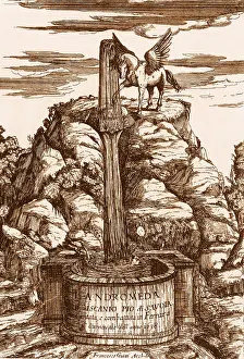Winged Horse Art Drucke: Pegasus on Mount Parnassus