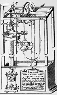 Science History Images Drucke: Perpetuum Mobile