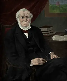 German Chemist Drucke: Robert Bunsen, German Chemist