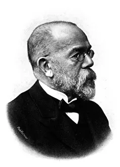 Historical Figure In Science Drucke: Robert Koch, German Bacteriologist