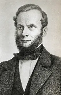 Famous Mathematicians Drucke: Rudolf Clausius, German Physicist
