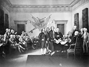 John Trumbull Painting Drucke: Signing the Declaration of Independence