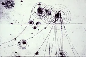 Particle Tracks Drucke: SLAC Bubble Chamber