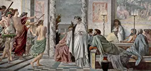 Ancient Greece Drucke: Symposium of Plato