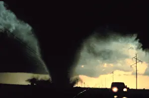 Cumulonimbus Clouds Drucke: Tornado
