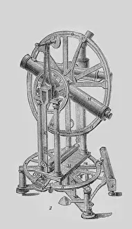 Astronomy Instruments Drucke: Transit Instrument