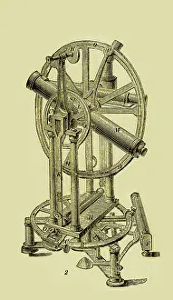 Astronomy Instruments Drucke: Transit Instrument