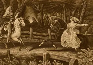 Revolutionary War Era Drucke: Warning at the Green Spring