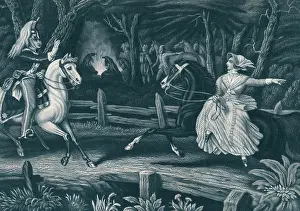 Revolutionary War History Drucke: Warning at the Green Spring