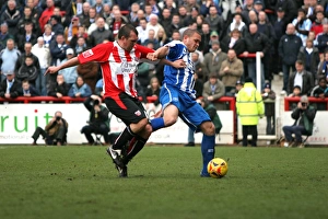 Football Action Photography Drucke: Brentford Action